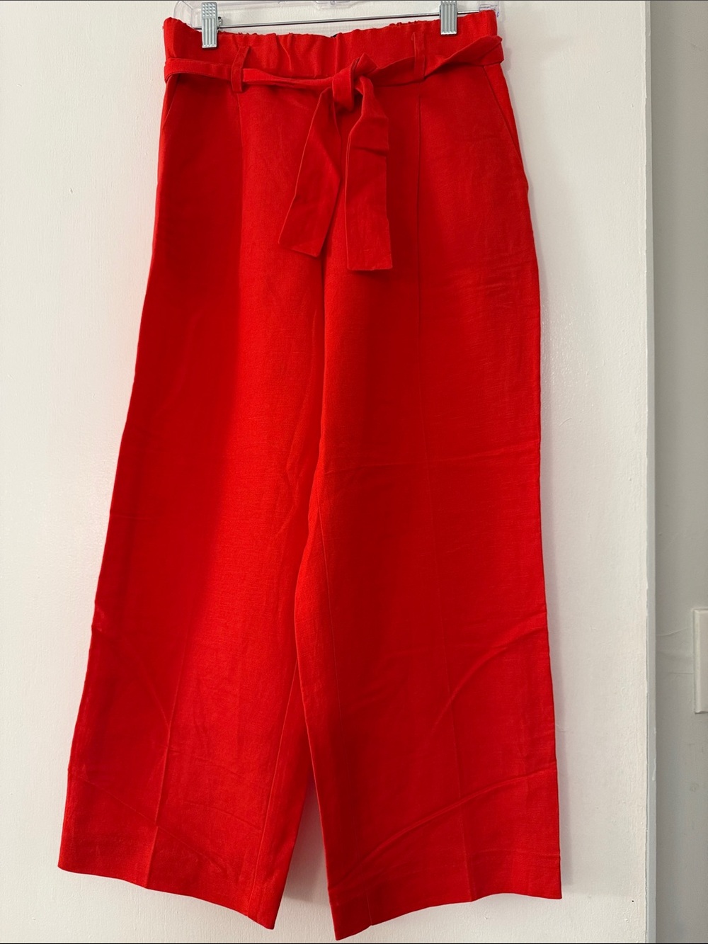 Ann Taylor Petite Elastic Waist Wide Leg Pants